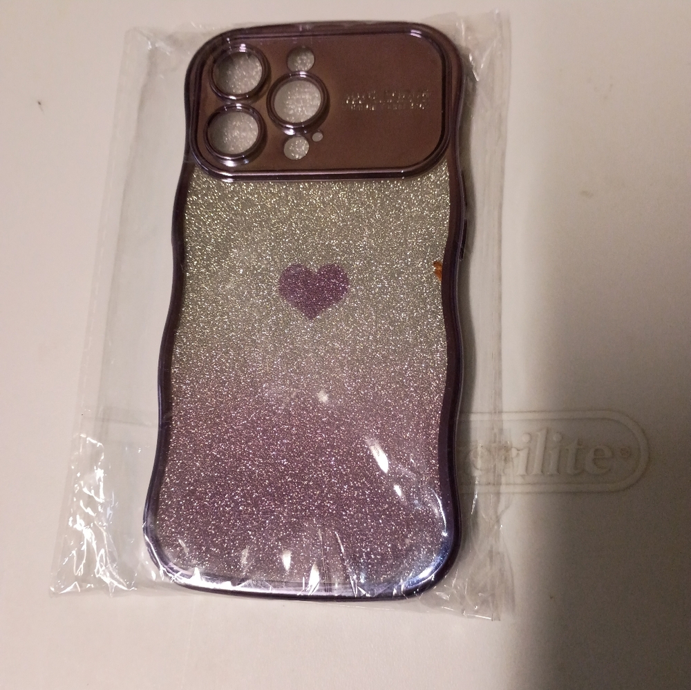 Purple Glitter Phone Case iPhone 13 Pro New